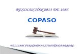 RESOLUCION 2013 DE 1986