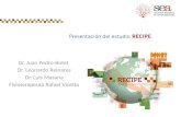 Presentación Estudio RECIPE, Sociedad Española de Arterioscleroris