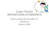 Broncodilatadores- Caso Clinico