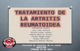 Tratamiento farmacologico y no farmacologico de la artritis reumatoidea