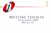 Noticias Fiscales 16 Octubre 2008
