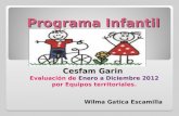 Programa infantil año 2012