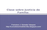 Clase sobre Justicia de Familia: Principios y Procedimiento