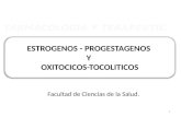 Estrogenos progestagenos y oxitocicos-tocoliticos