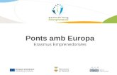 Ponts amb Europa - Erasmus Emprenedors/es