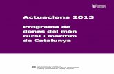 Actuacions 2013 programa de dones 2013 2015 DAAM