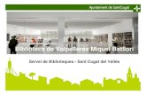 Presentació del projecte de la nova Biblioteca de Volpelleres Miquel Batllori