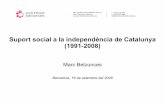 Suport social a la independència de Catalunya