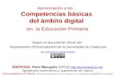 Competencias básicas del ámbito digital en Primaria.