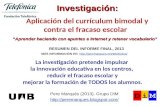 Curriculum Bimodal: investigación DIM-Fundación Telefónica