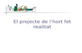 El Projecte De L’Hort Presentació Sant Jordi