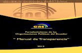 Manual de Transparencia CNE 2013