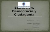 Educación, democracia y ciudadanía (1)