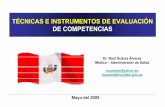 Técnicas e instrumentos de evaluación de competencias