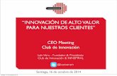 Ceo Meeting- octubre 2014- Speaker (Iván Vera)