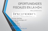 Juan Luis García de Leaniz Barcena, INORCON, S.L - "Oportunidades fiscales en la I+D+i"