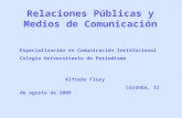 Relaciones Públicas y Medios de Comunicación