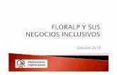 Floralp y sus negocios inclusivos 2010