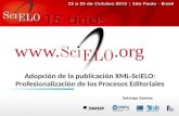 Adopción de la publicación XML-SciELO: Profesionalización de los Procesos Editoriales