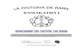 TRUE RAMA STORY-RAMA KATHA RASVAHINI-OF SAI gfr.