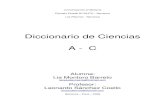 Diccionario Ciencias A -C