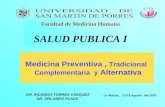Clase 2 - Medicina Preventiva y Tradicional