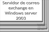 Manual de exchange server2003 enterprise