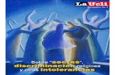 Preguntas sobre “sectas”, discriminación religiosa y otras intolerancias (Armando H. Toledo)