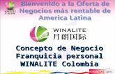 Winalite Colombia,Presentación del Negocio