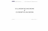 clasificacion y codificacion