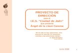 proyecto de direccion de Angel de la Llave (presentación)