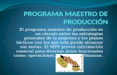 Programa Maestro de Producci³n MPS