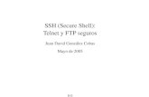 SSH (Secure Shell): Telnet y FTP seguros