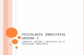 Psicología Industrial 07 Unidad 1 Tema 1 Conc Psicol Psicol Indust