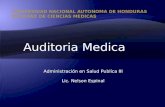 Auditoria Medica Honduras
