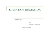 Oferta y demanda (Lección 4)