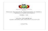 Guía General Indicadores de Gestión en Salud.