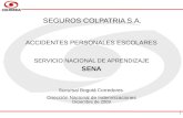 Presentación Póliza APE (Sena 2009  2010) Seguros Colpatria S A MOD
