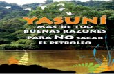Yasuni-mas de 100 Buenas Razones Para No Sacar El Petroleo