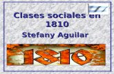Clases Sociales en 1810