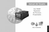 Scientemp - Manual del Usuario CAL 9500P Regulador de Procesos Programable - E s p a ñ o l