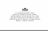 Compendio de Reglamentos del JNE para los Procesos Electorales del 2010