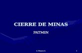CIERRE DE MINAS  PATMIN XVI
