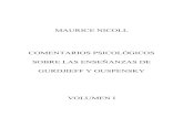 Maurice Nicoll- Comentarios Psicologicos Gurdjieff