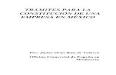 Tramites Constitucion Empresa Mexico