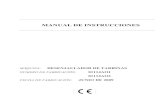 Manual de Instrucciones Desenjaulador de Tarrinas 81114AO1-3
