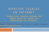 Aspectos Legales en Internet