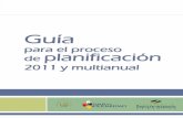Guia Para El Proceso de Planificacion 2011 y Multianual