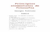 Principios Elementales de Filosofía - Georges Politzer
