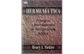 Henry a Virkler Hermeneutica